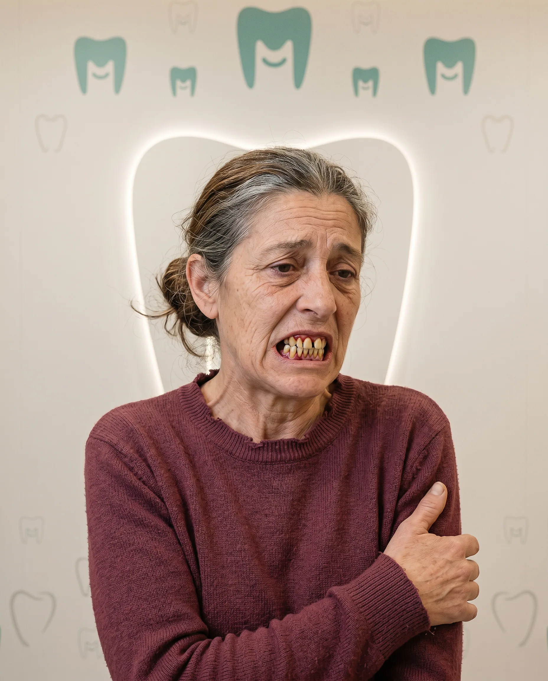 Caso de All-on-6 con elevación de seno antes — MAKEDA Barcelona