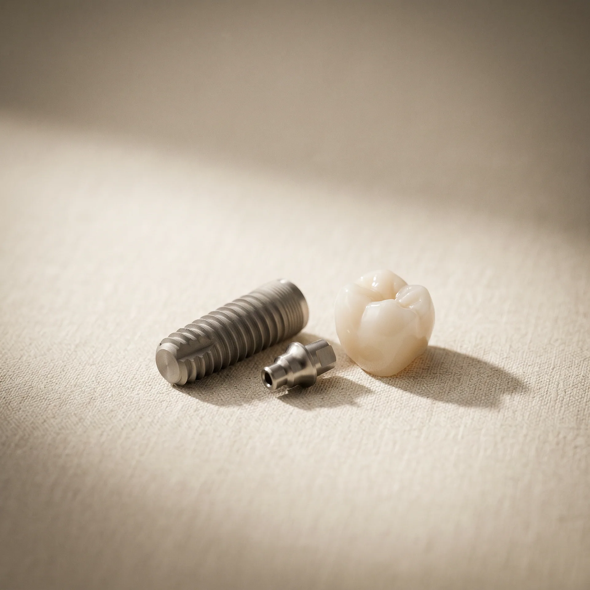 Implante dental unitario en Clínica MAKEDA Elche — implante Straumann o Adin con corona definitiva desde 890€